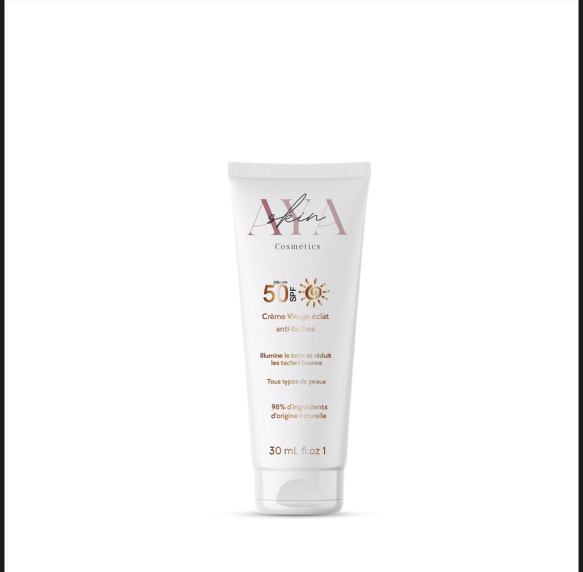 🌞 Crème Solaire Hydratante Éclat