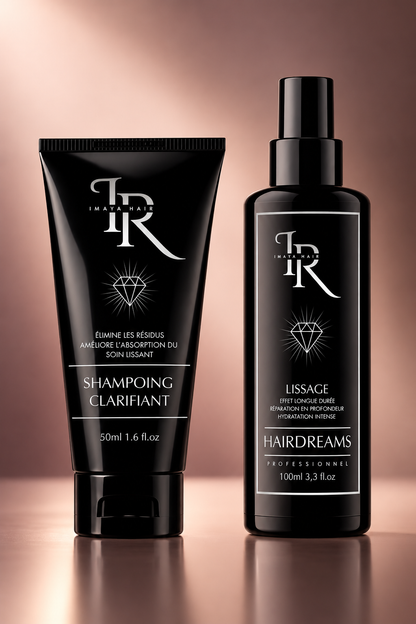 Le kit lissage à domicile cheveux court