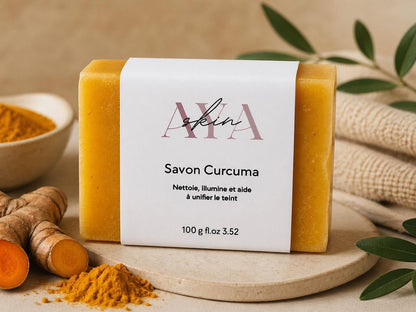 🧡 Savon Masque au Curcuma