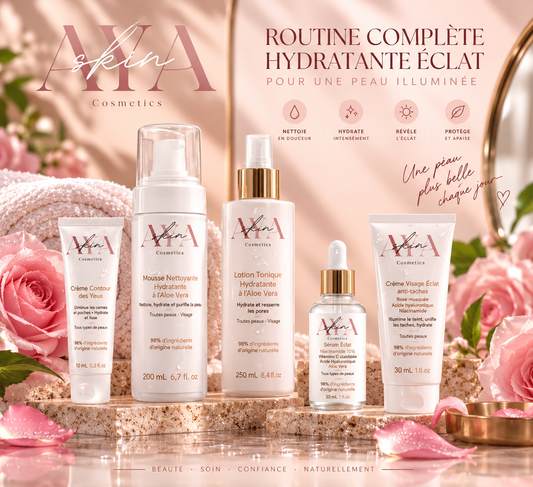💦Gamme Hydratante Éclat – Visage – Routine complete