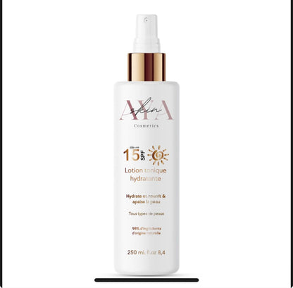 🌸 Lotion Tonique Éclat & Protection – SPF 15